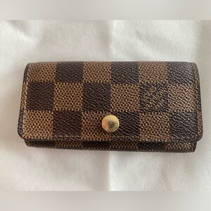 LOUIS VUITTON Damier Ebene 4 Key Case